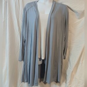 Dennis Elegant Gray Women's Cardigan